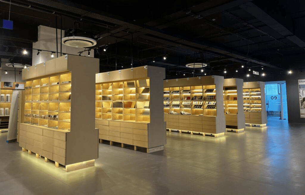 Construction materials available at the Knowledge Center