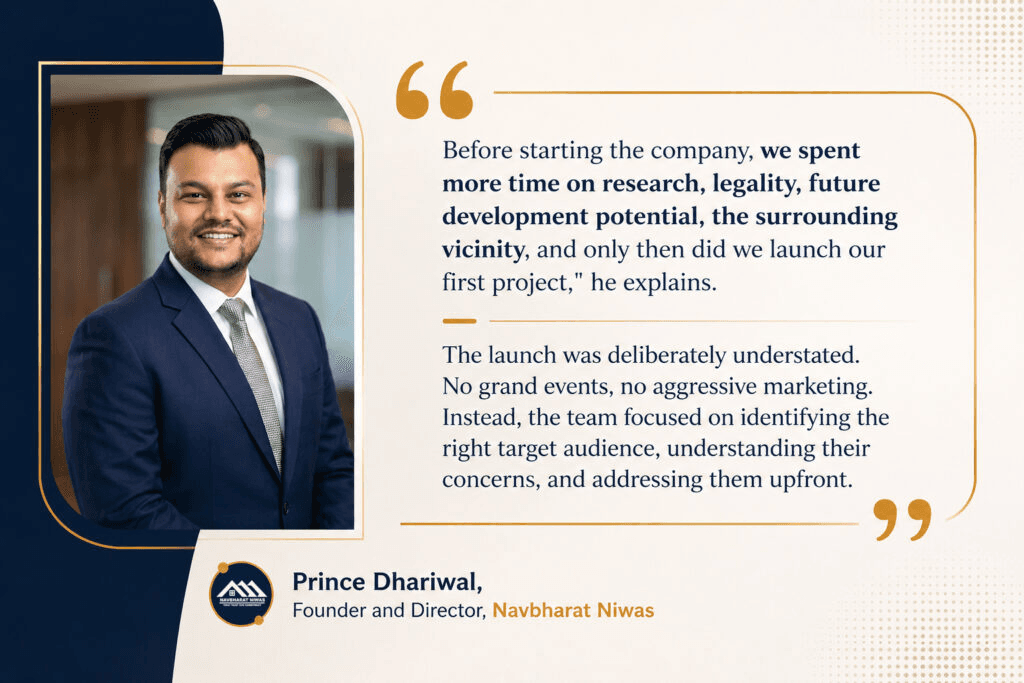 Prince Dhariwal , Founder and Director of Navbharat Niwas.