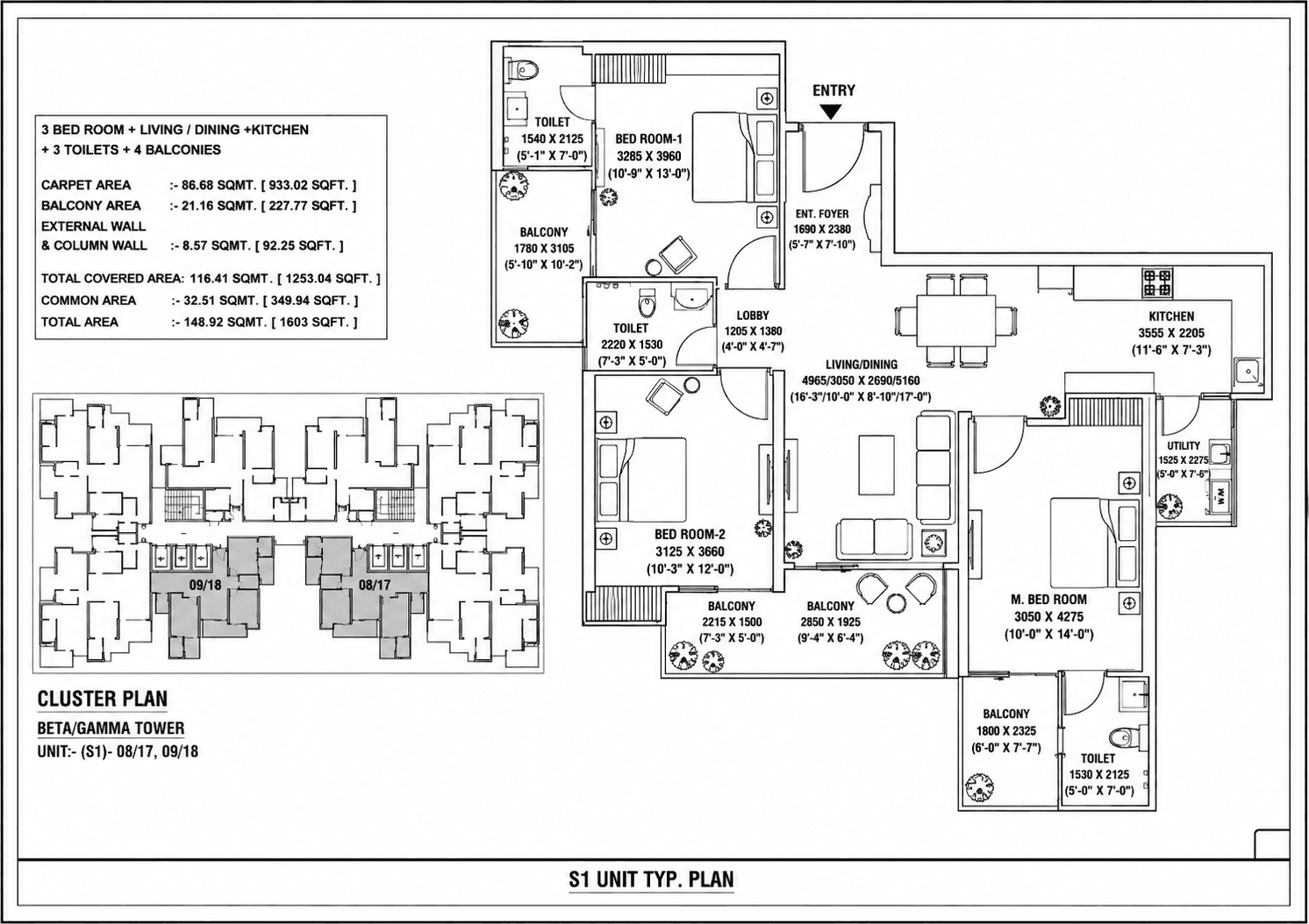3BHK