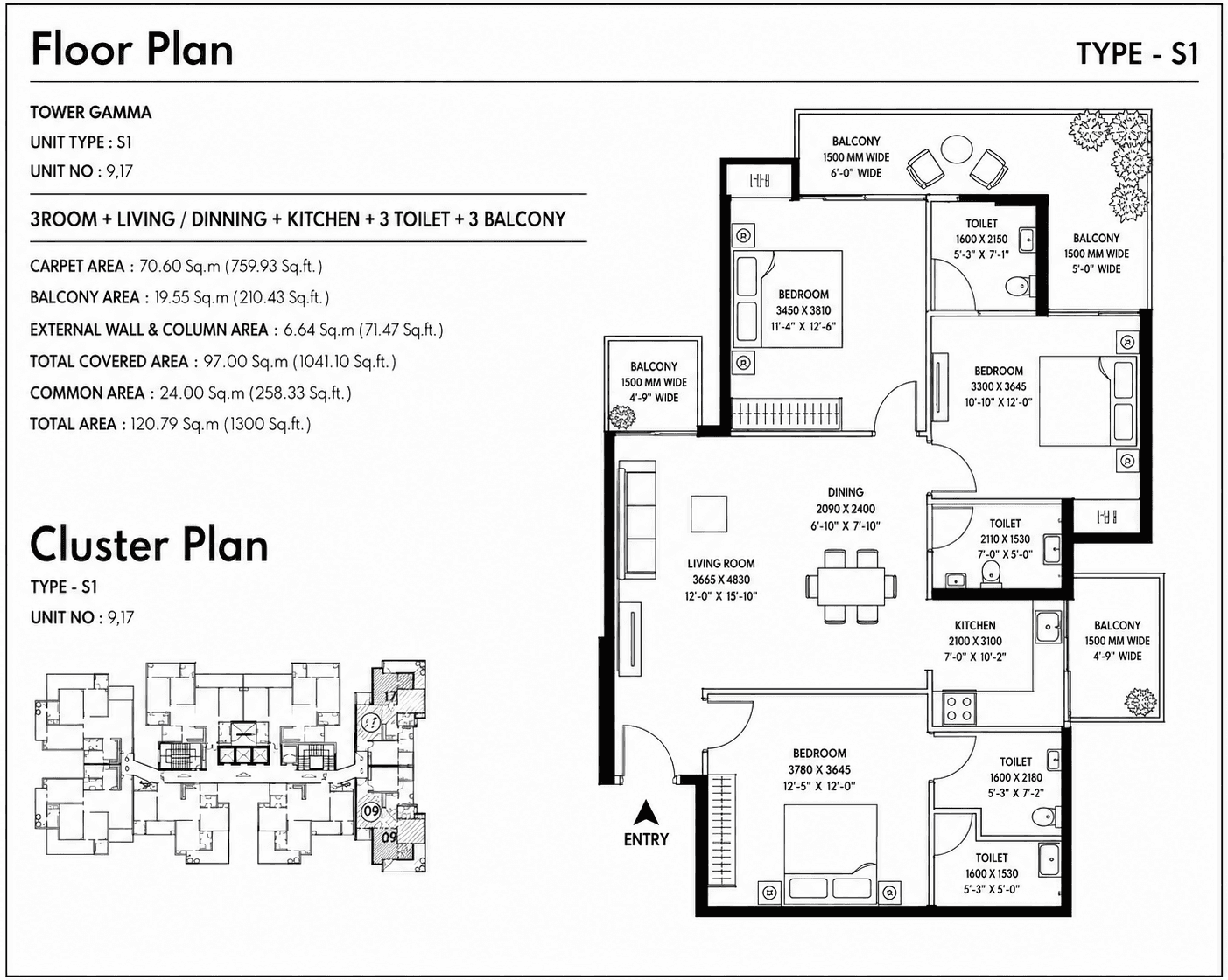 3 BHK