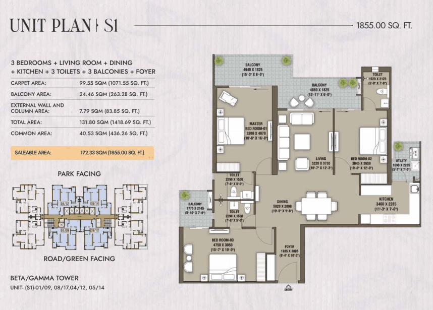3 BHK