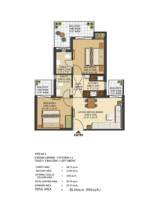 2 BHK