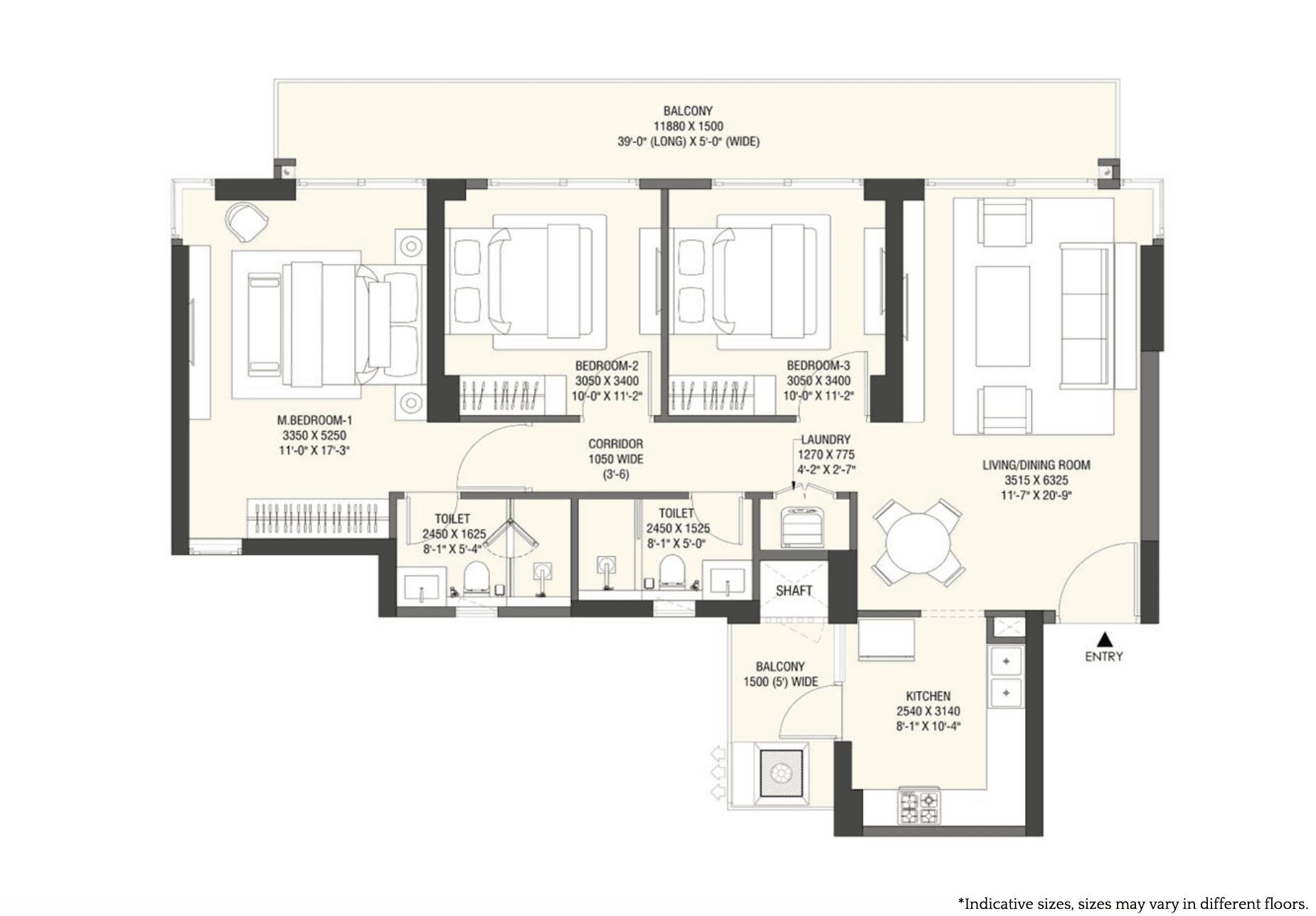 3 BHK