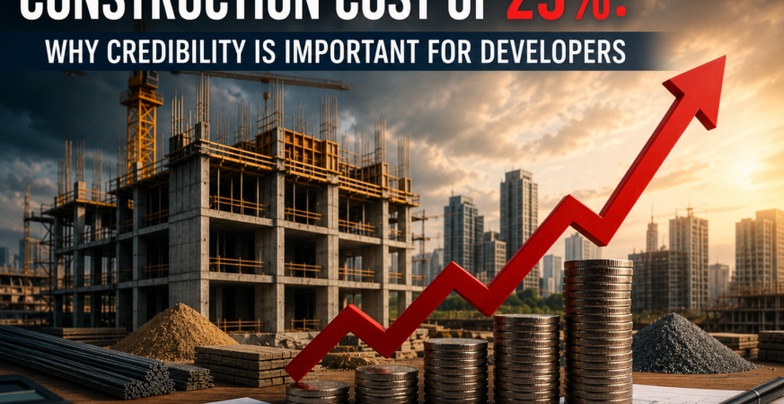 Construction cost up 25% Why credibility is important for developers